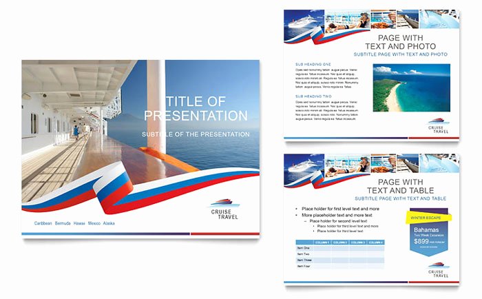 House Cleaning Gift Certificate Template Beautiful Cruise Travel Powerpoint Presentation Template Design