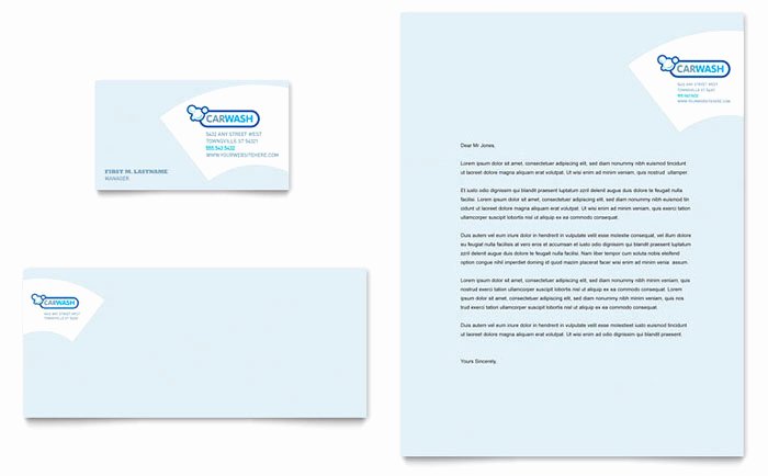 House Cleaning Gift Certificate Template Inspirational Car Cleaning Business Card &amp; Letterhead Template Design