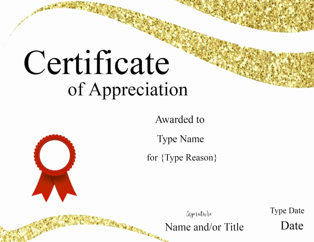 Image Of Certificate Of Appreciation Beautiful Certificate Templates
