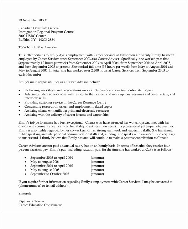 Immigration Support Letter Sample Unique 59 Reference Letters Word Google Docs Apple Pages