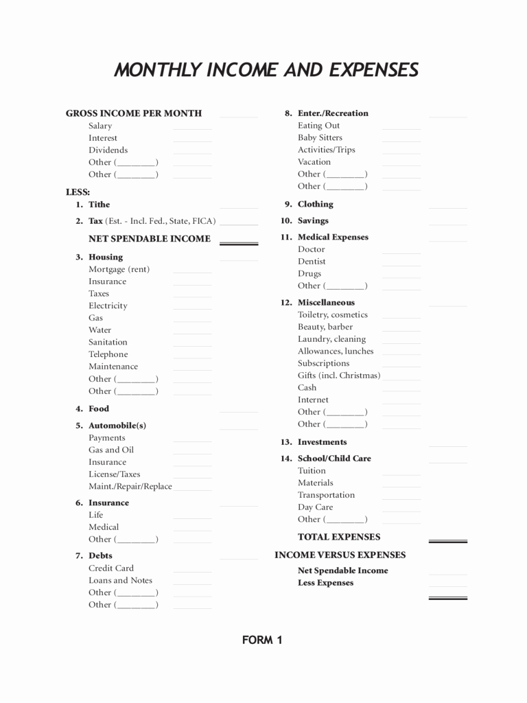 Income Expense form Elegant In E and Expenditure form 6 Free Templates In Pdf