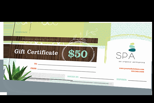 Indesign Gift Certificate Template Lovely Business Gift Certificate Templates