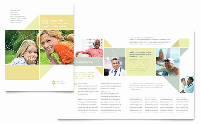 Insurance Card Template Word New Health Insurance Brochure Template Design