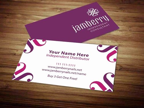 Jamberry Gift Certificate Template Beautiful Jamberry Business Card Design 2