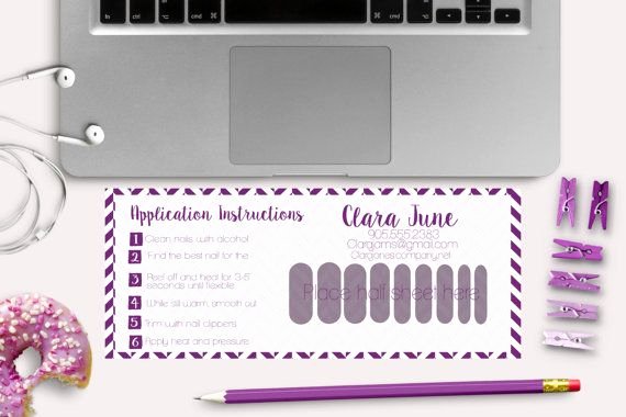Jamberry Gift Certificate Template Inspirational Half Sheet Mani Application Half Sheet by Opheliafpg On