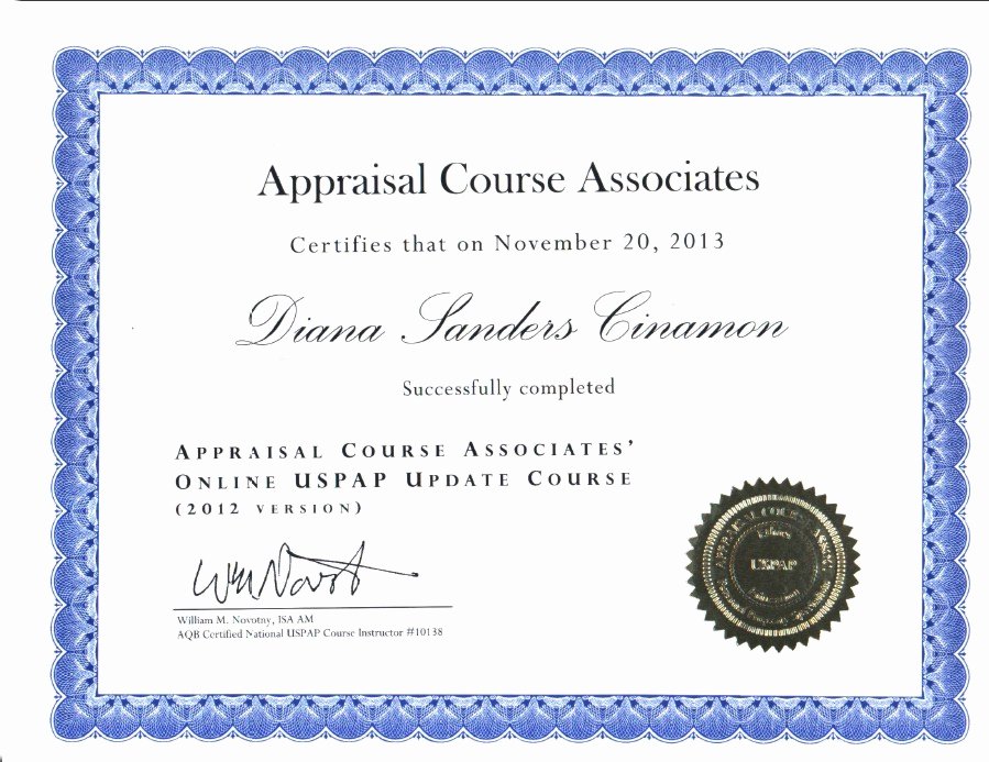 Jewelry Appraisal Certificate Template Unique Certified Appraiser Cv