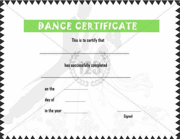 Jones Awards Certificate Templates Elegant Elegant Dance Certificate Template Free 123certificate