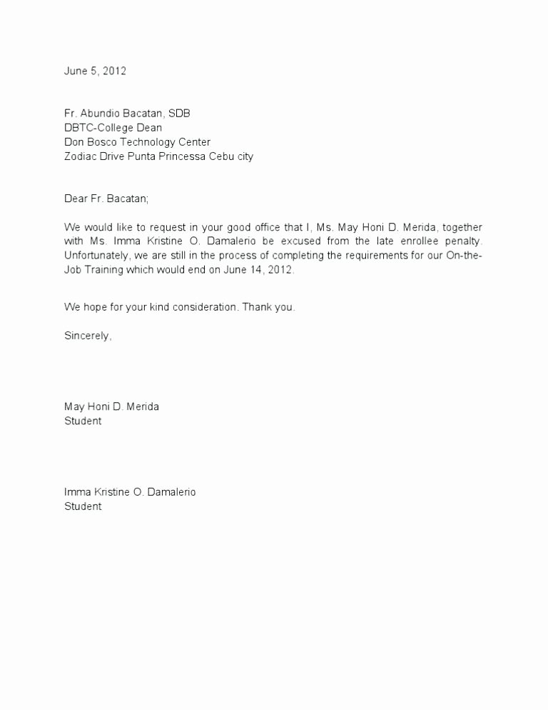 Jury Duty Excuse Letter Employer Best Of 12 13 Letter to Excuse From Jury Duty