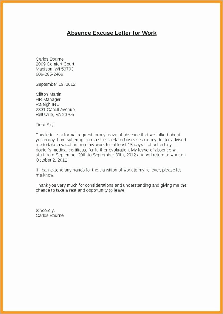 Jury Duty Letter Of Excuse From Employer Sample Awesome 12 13 Letter to Be Excused From Jury Duty