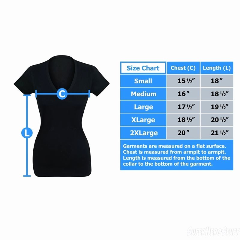Justice Size Chart Elegant Jla Neighborhood Watch Women S V Neck T Shirt