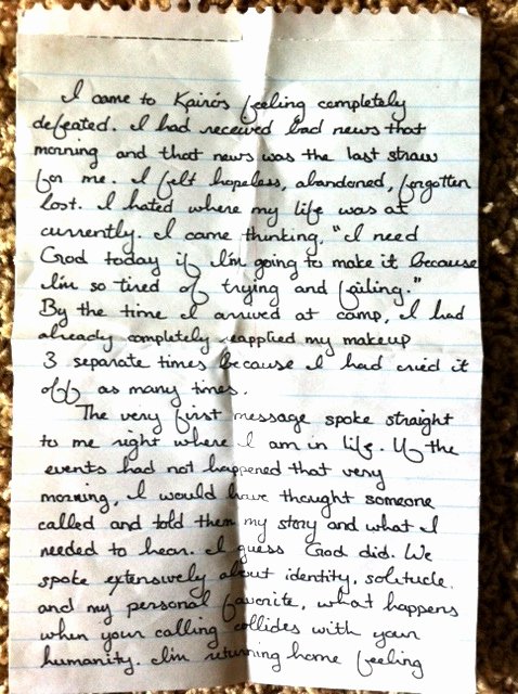 Kairos Letter Example Awesome Kairos Retreat Letters Shawn Michael Shoup