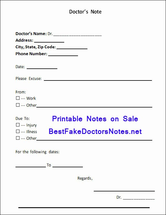 Kaiser Permanente Doctors Sick Note Best Of Using A Fake Doctor S Note Using A Fake Doctors Note