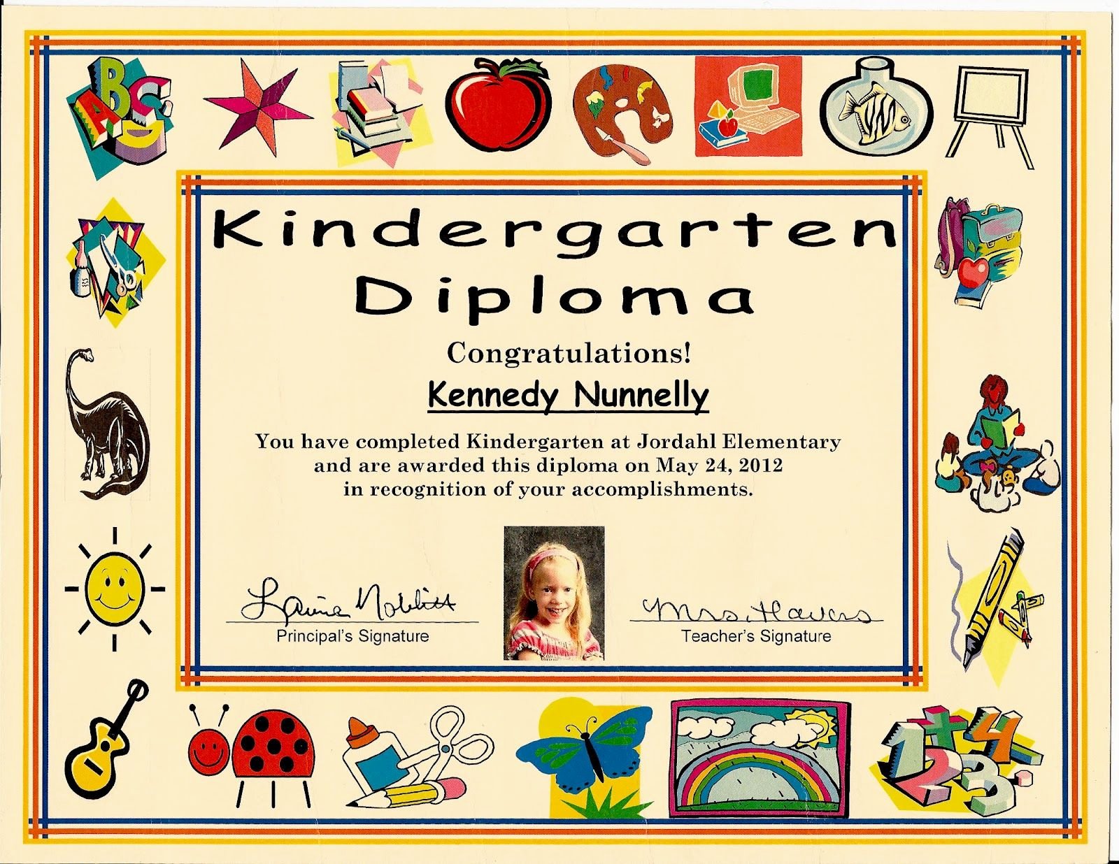 Kindergarten Certificate Free Printable Awesome Kindergarten Graduation Certificate