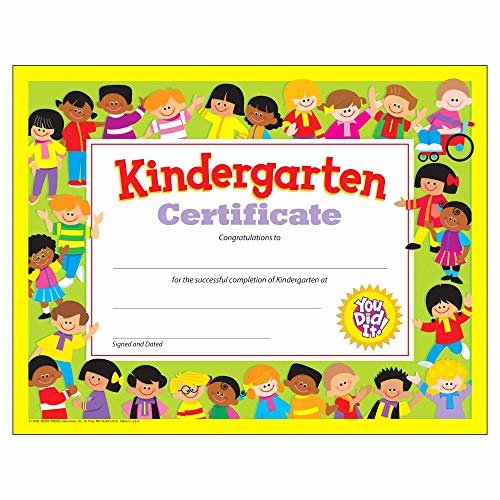 Kindergarten Certificate Free Printable Beautiful Kindergarten Graduation Certificates Amazon