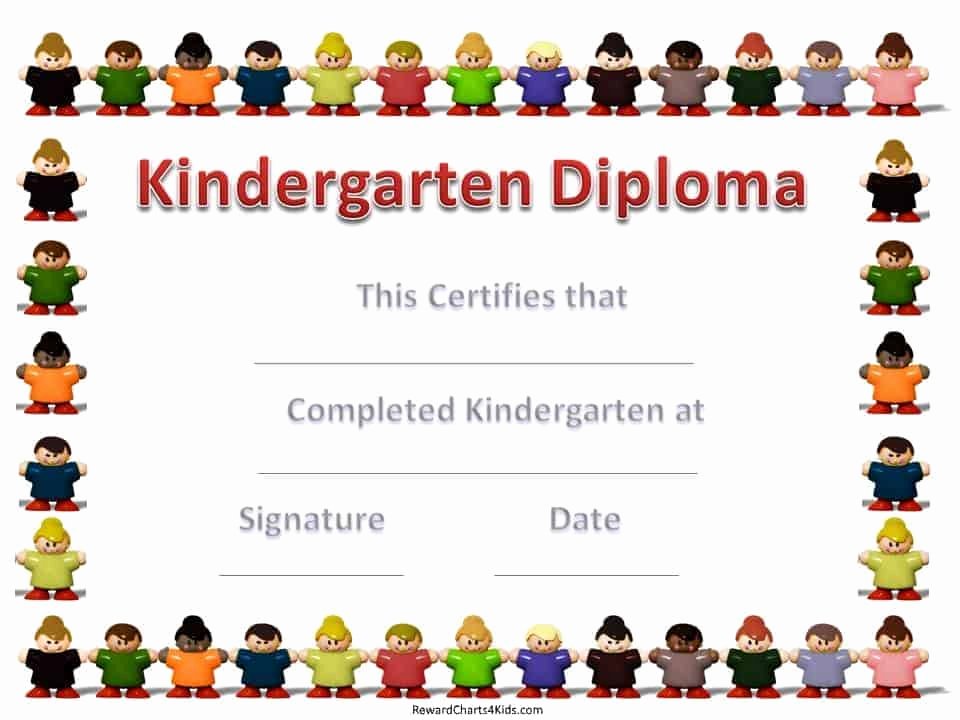 Kindergarten Certificate Free Printable Lovely Kindergarten Certificates