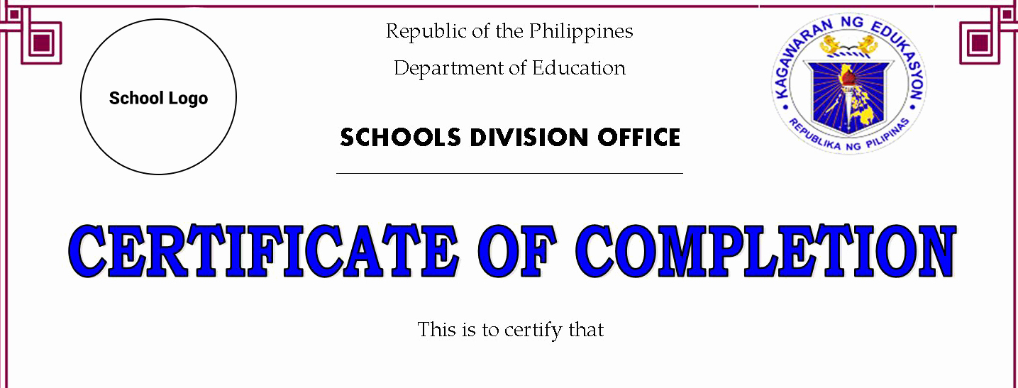 Kindergarten Certificates Of Completion Luxury Certificates Of Pletion &amp; Recognition Templates
