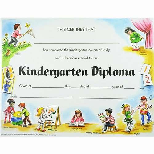 Kindergarten Certificates Of Completion New Kindergarten Diploma