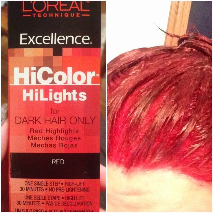 L-oreal Excellence Hicolor Chart Lovely My New Favorite Hair Color Dye L oréal Hicolor Hilights