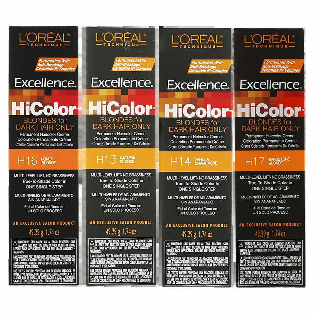 L-oreal Excellence Hicolor Chart Luxury Loreal Excellence Hicolor for Dar.....