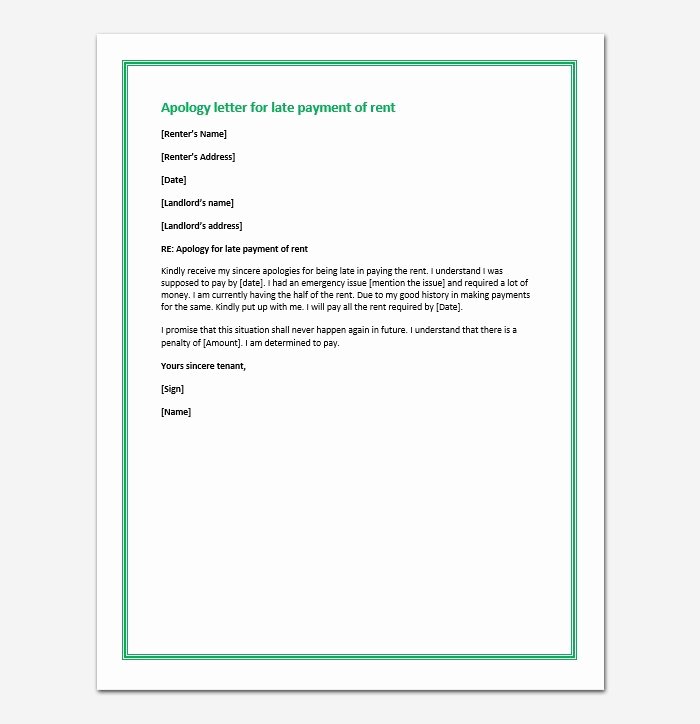Late Payment Explanation Letter Best Of Letter Of Apology for Delay In Payment Sample Letters