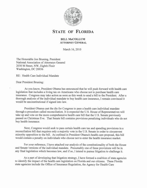 Legislative Bill Template New Florida attorney General Health Care Bill