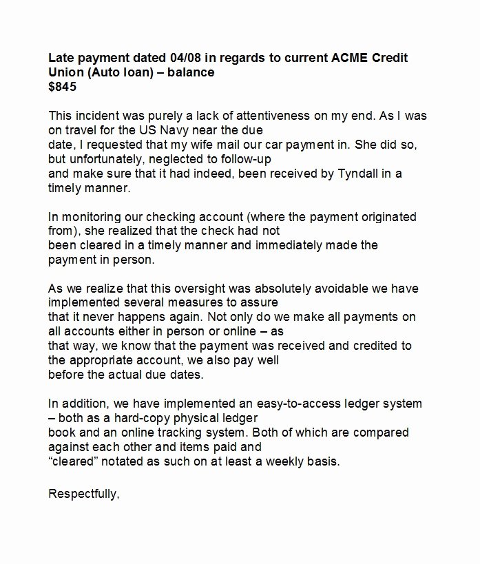 Letter Explaining Late Payment Fresh 48 Letters Explanation Templates Mortgage Derogatory