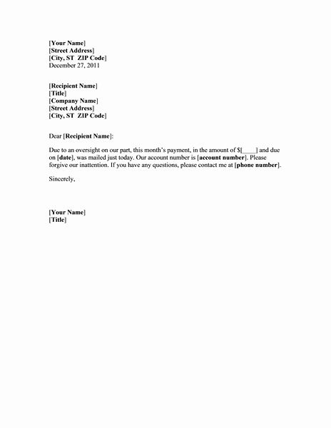 Letter Explanation Late Payment Beautiful Download Payment Letter Templates and Open with Microsoft
