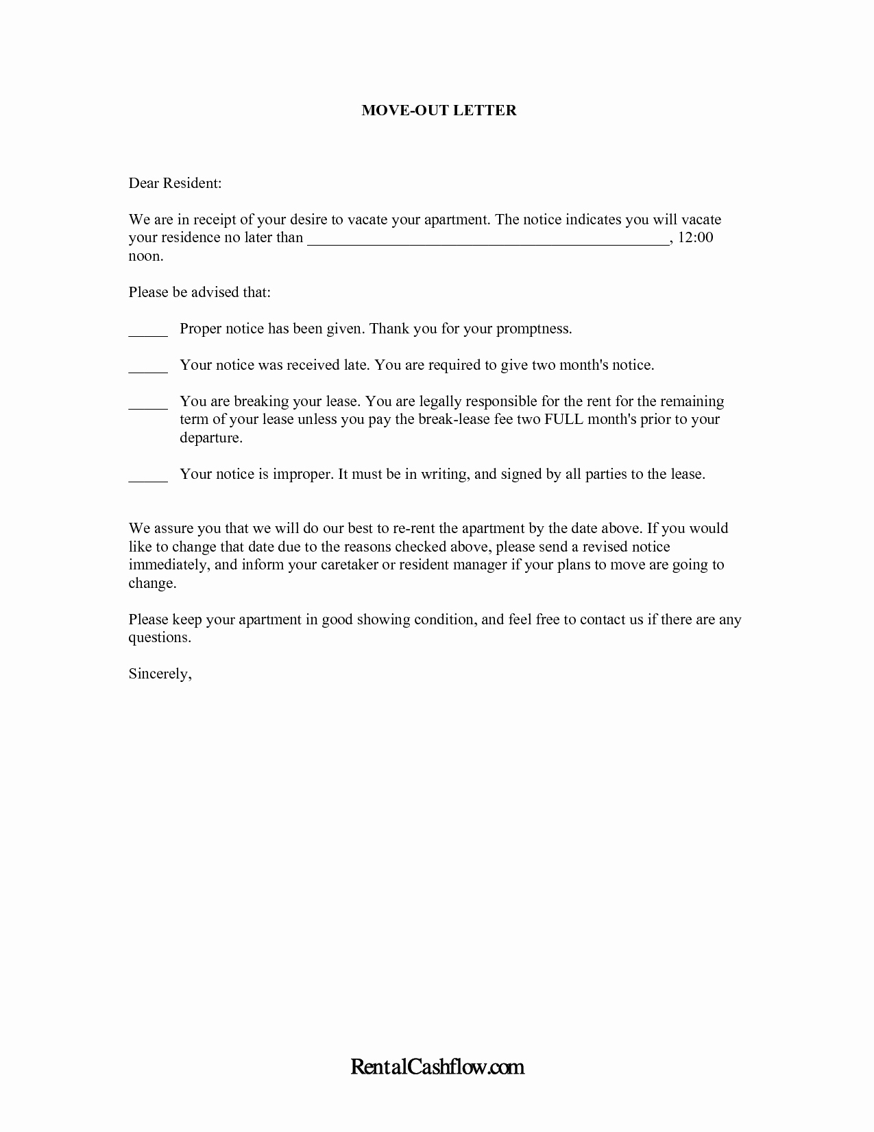 Letter for Tenant to Move Out Unique Write A Letter Of Notice before Moving Out [samples attached]