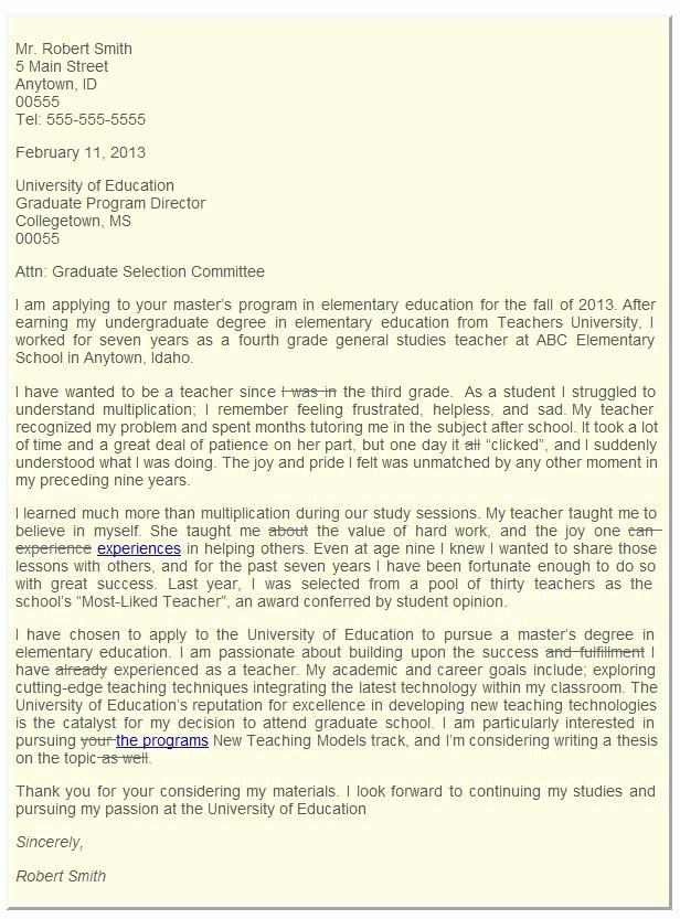 Letter Of Intent for Grad School Unique Graduate School Admissions Letter Of Intent