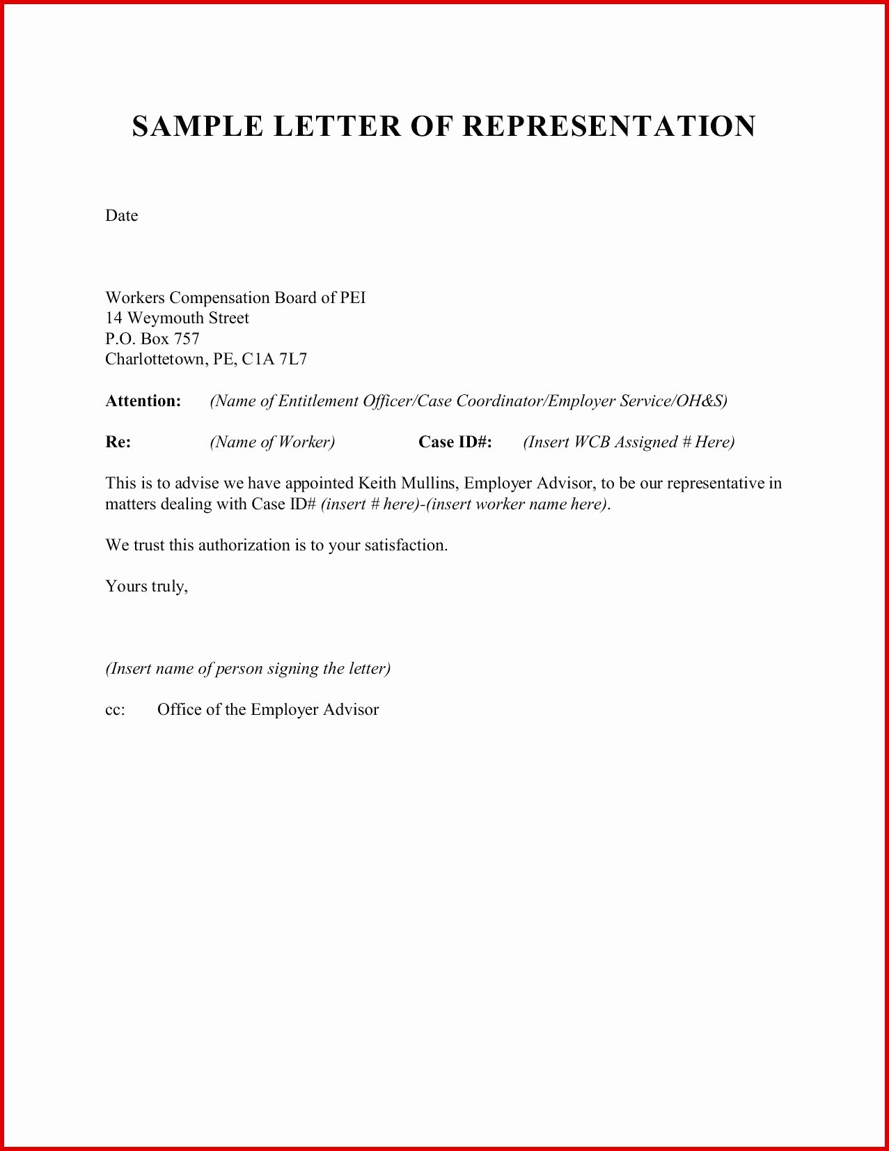 sample letter authorization for legal representation format attorney 2