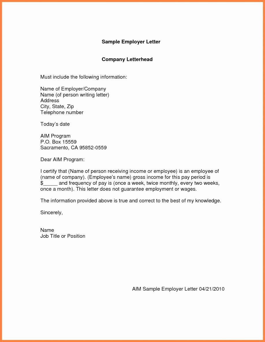 Letter Of Unemployment Verification Fresh Unemployment Verification Letter Filename Template