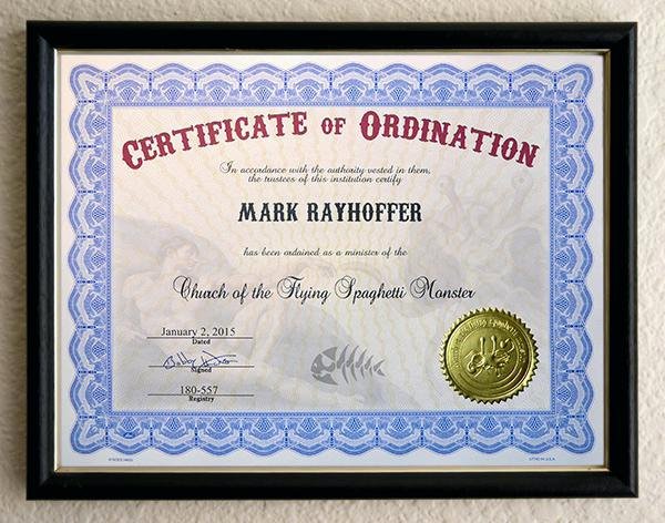 License to Preach Certificate Template Inspirational ordained Minister Certificate