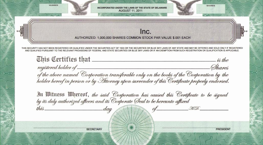 Llc Share Certificate Template Elegant Printing Legends On Certificates
