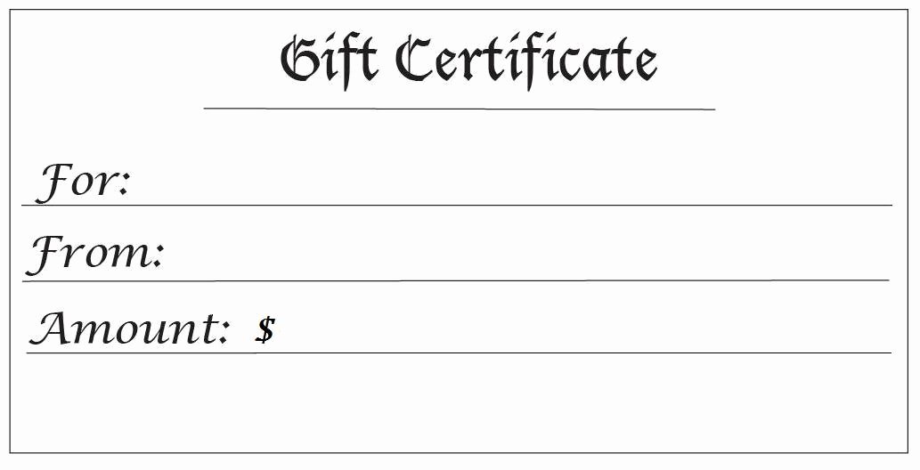 Make A Certificate Online Free Elegant 28 Cool Printable Gift Certificates