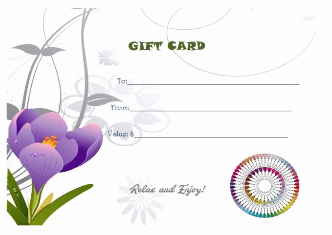 Manicure Gift Certificate Template Lovely Free Printable Manicure Gift Certificate