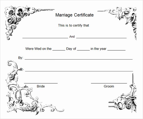 Marriage Certificate Template Microsoft Word Lovely Marriage Certificate Template Microsoft Word