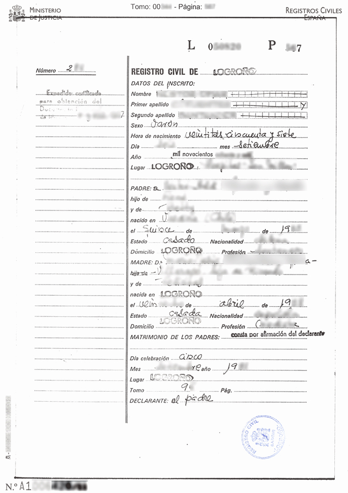 Marriage Certificate Translation From Spanish to English Template Fresh Spanish Birth Certificate Translation