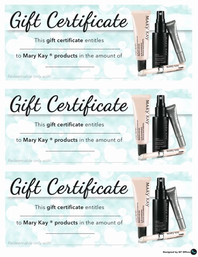 Mary Kay Gift Certificate Template Fresh 37 Best Images About Mary Kay Gift Certificates On