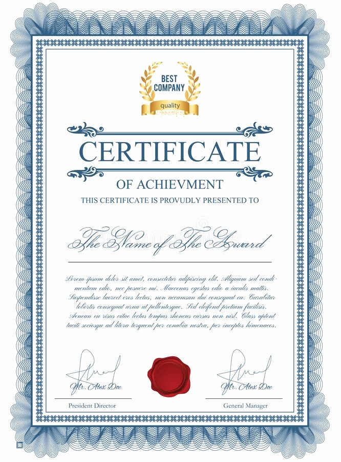 Masonic Certificate Of Appreciation Fresh Download Certificate Template with Guilloche Elements