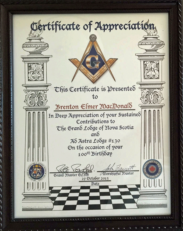 Masonic Certificate Of Appreciation Template New Ad astra Lodge 130 events