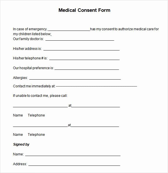 Medical Treatment Refusal form Template Luxury 16 Best Consent forms for Jadae Images On Pinterest
