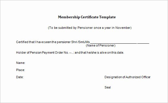Membership Certificate Llc Template Inspirational Membership Certificate Templates