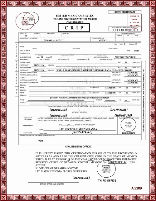 Mexican Birth Certificate Translation Template Beautiful Spanish Birth Certificate Translation 24 Hour