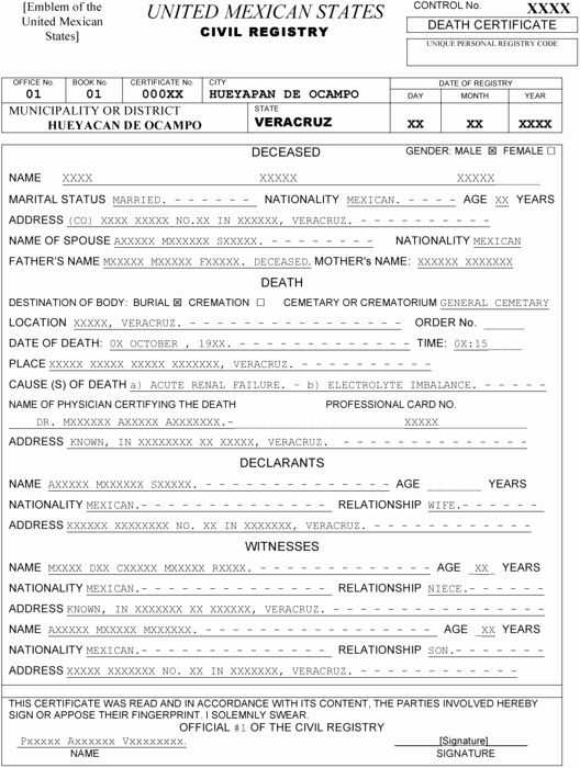 Mexican Marriage Certificate Translation Template Beautiful Templating as A Strategy for Translating Fici – Meta