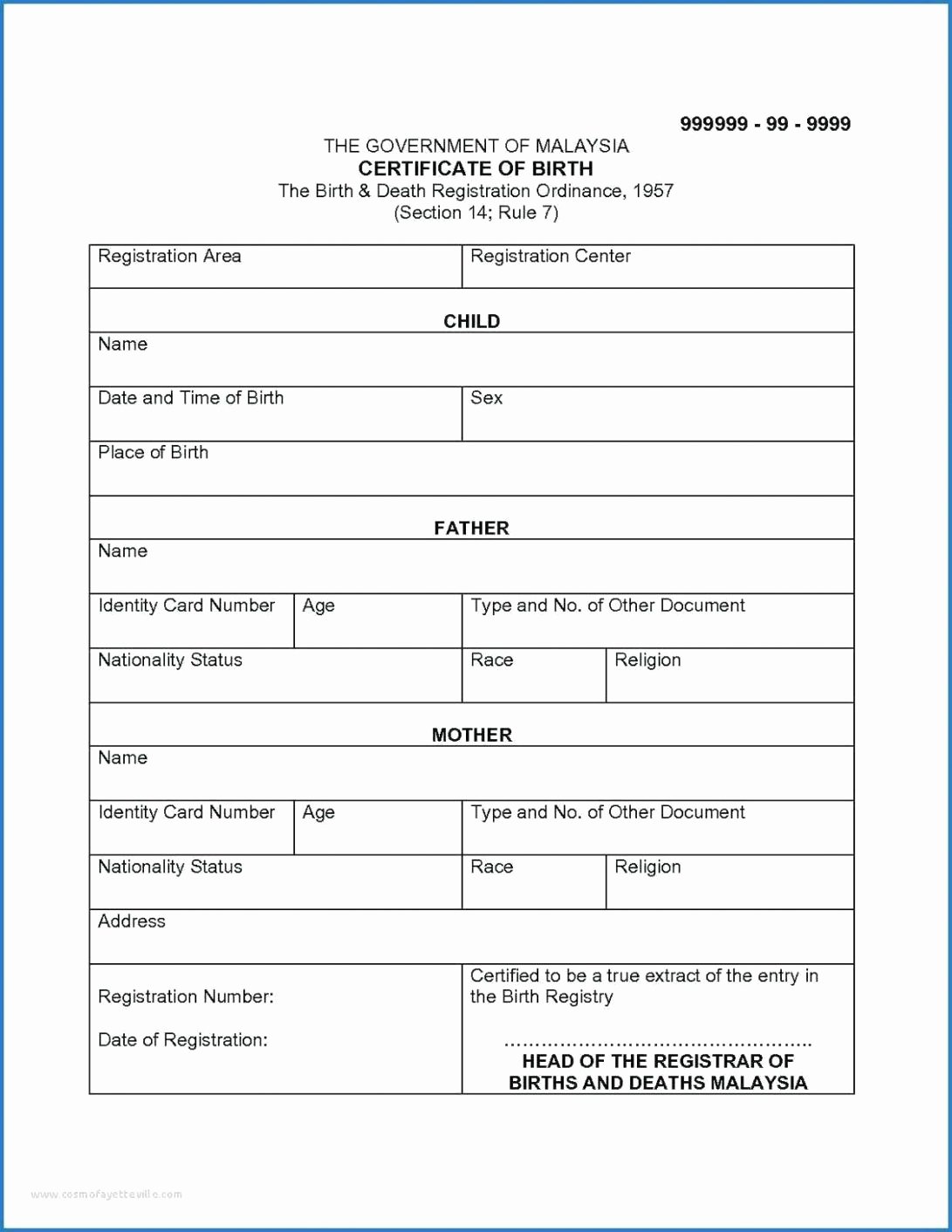 Mexico Birth Certificate Translation Template Lovely Certificate Template Death Translation Sample Mexican