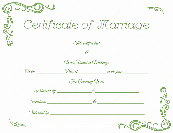 Microsoft Office Marriage Certificate Template Inspirational Standard Marriage Certificate Template Dotxes