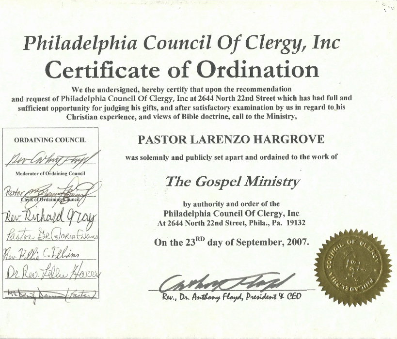 Minister License Certificate Template Awesome Holy Ghost Power Ministries Church Inc Home