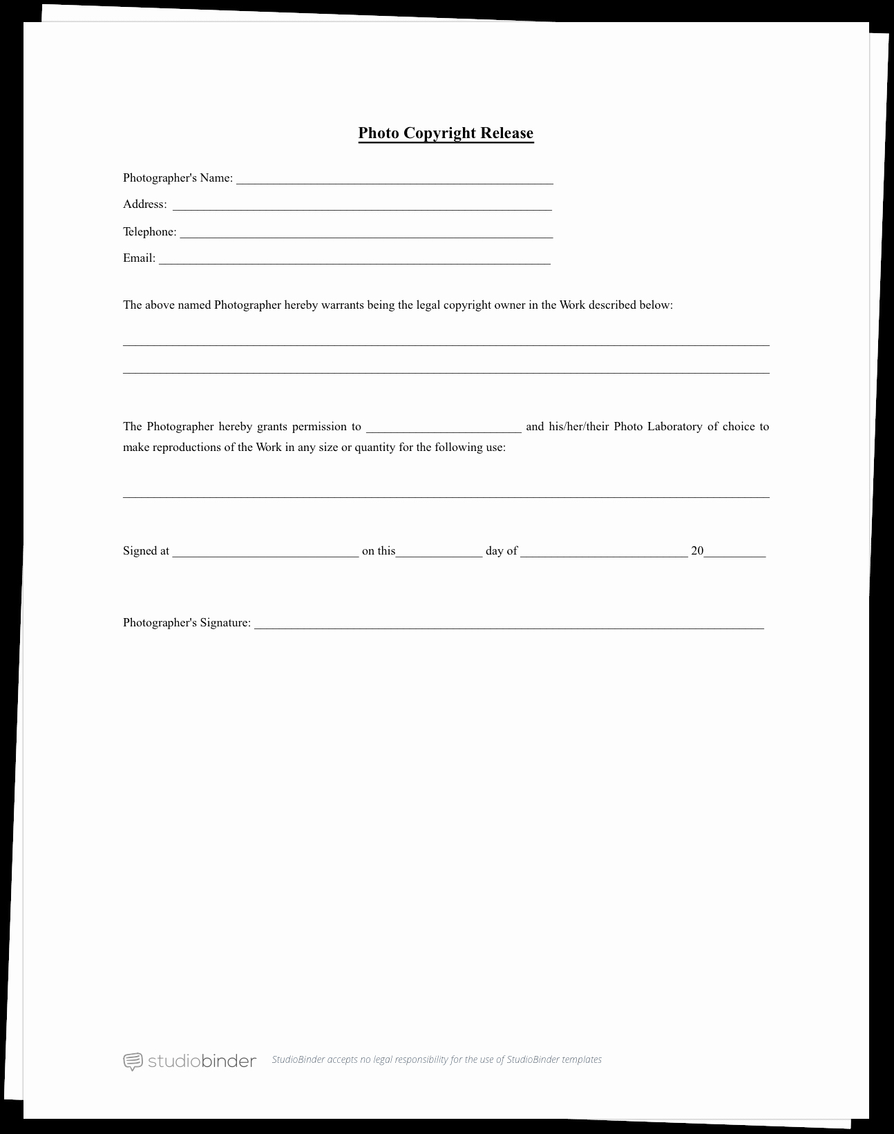 Model Release forms Lovely the Best Free Model Release form Template for Graphy