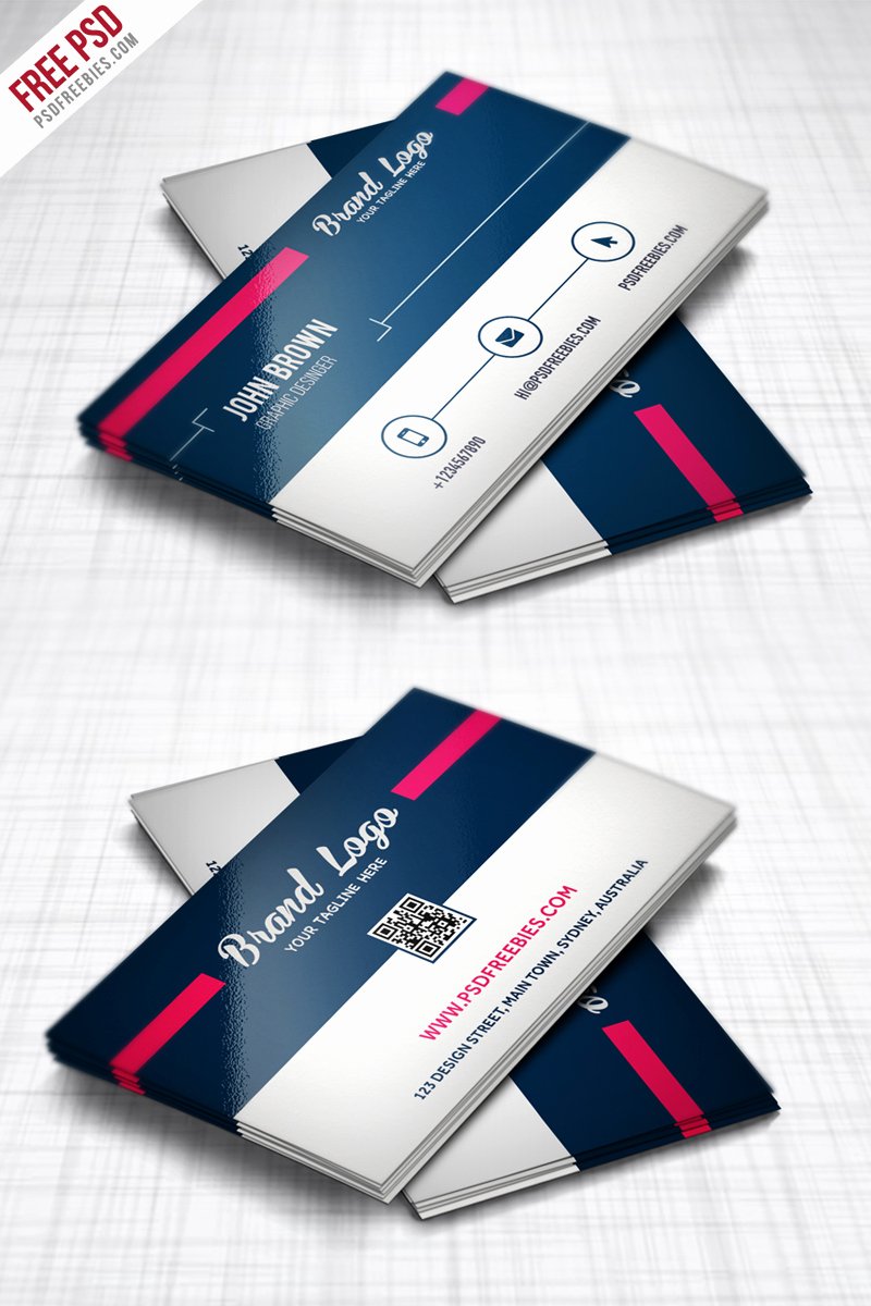 Modern Certificate Design Psd Beautiful Modern Business Card Design Template Free Psd