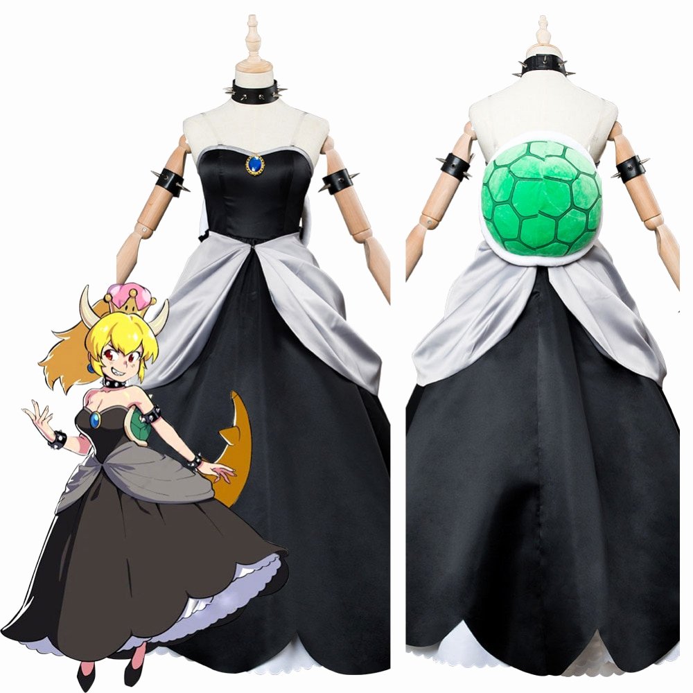 Most Customizable Dress Up Game Fresh Game Super Mario Princess Bowsette Cosplay Costume Kuppa